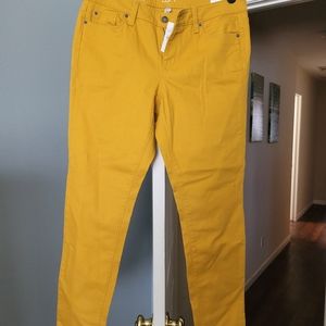 Mustard color jeans